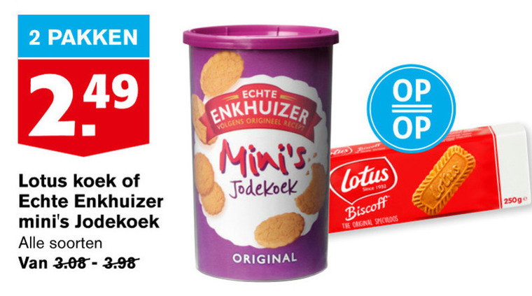 Enkhuizer   koek, speculaas folder aanbieding bij  Hoogvliet - details