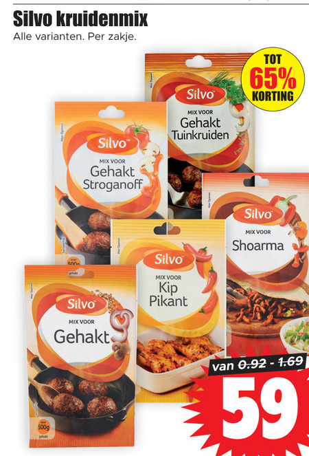 Silvo   kruiden folder aanbieding bij  Dirk - details