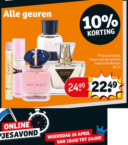 Haas Concessie pion eau de parfum, eau de toilette folder aanbieding bij Kruidvat - details