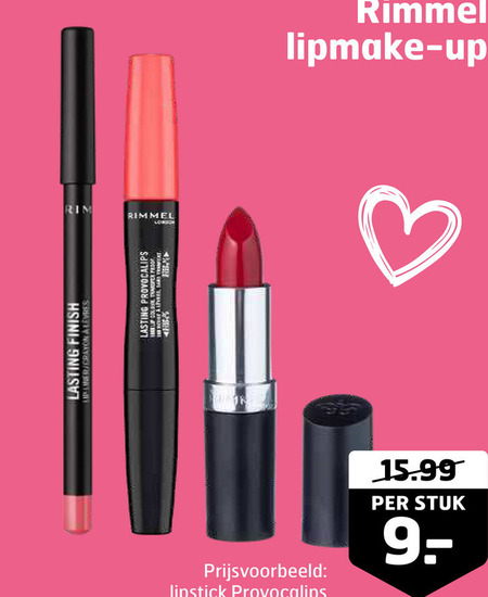 Verlenen Incubus Gezag Rimmel lipstick folder aanbieding bij Trekpleister - details