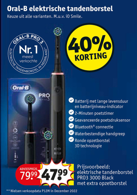 Braun Oral-B folder bij Kruidvat - details