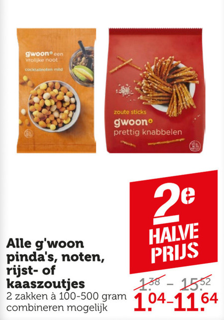 Gwoon   zoutje, kaaszoutjes folder aanbieding bij  Coop - details