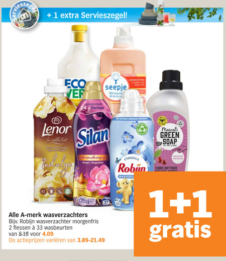 Alle merken   wasverzachter folder aanbieding bij  Albert Heijn - details