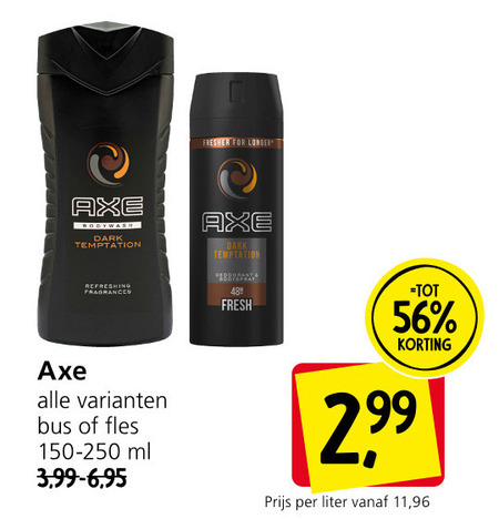 Axe   douchegel, deodorant folder aanbieding bij  Jan Linders - details