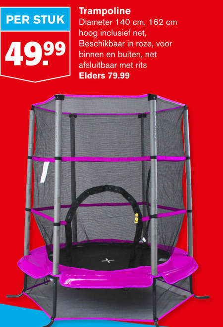 Plagen Leerling Onafhankelijkheid trampoline folder aanbieding bij Hoogvliet - details