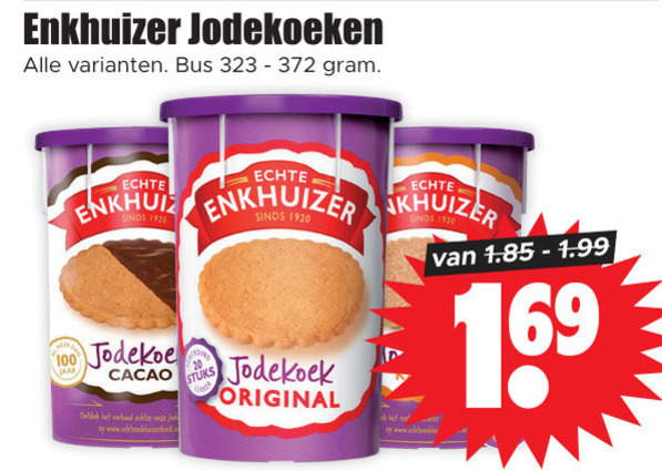 Enkhuizer   koek folder aanbieding bij  Dirk - details