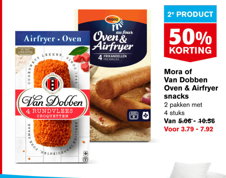 Van Dobben   snack, kroket folder aanbieding bij  Hoogvliet - details