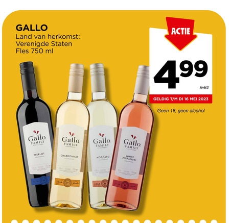 Gallo   rose, rode wijn folder aanbieding bij  Jumbo - details