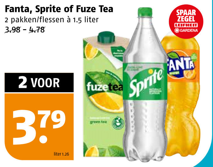 Fuze Tea Frisdrank Ice Tea Folder Aanbieding Bij Poiesz Details