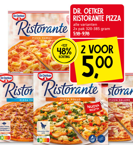 Dr Oetker Diepvriespizza Folder Aanbieding Bij Jan Linders - Details