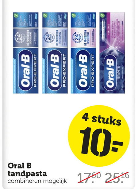 Oral-B Tandpasta Folder Aanbieding Bij Coop - Details