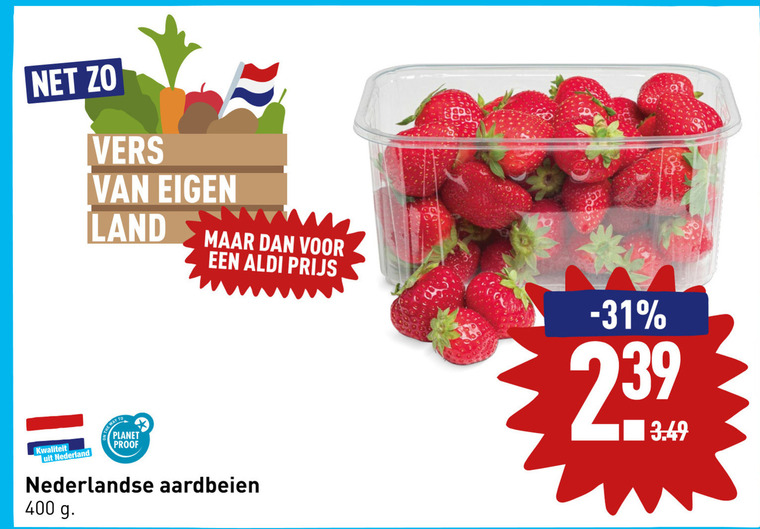 Aardbeien Folder Aanbieding Bij Aldi Details