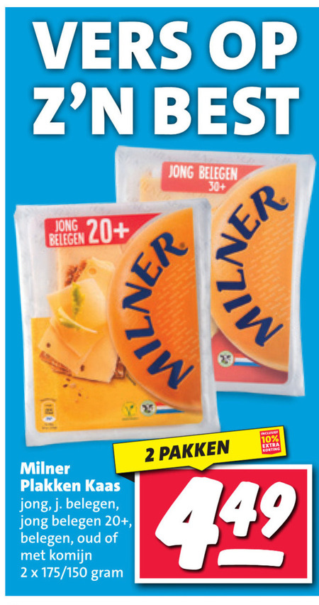 Milner Kaasplakken Folder Aanbieding Bij Nettorama - Details