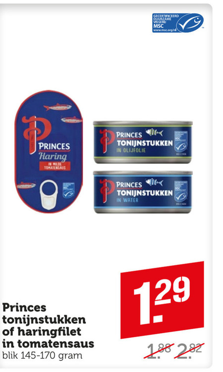 Princes Tonijn In Blik Haring Folder Aanbieding Bij Coop Details