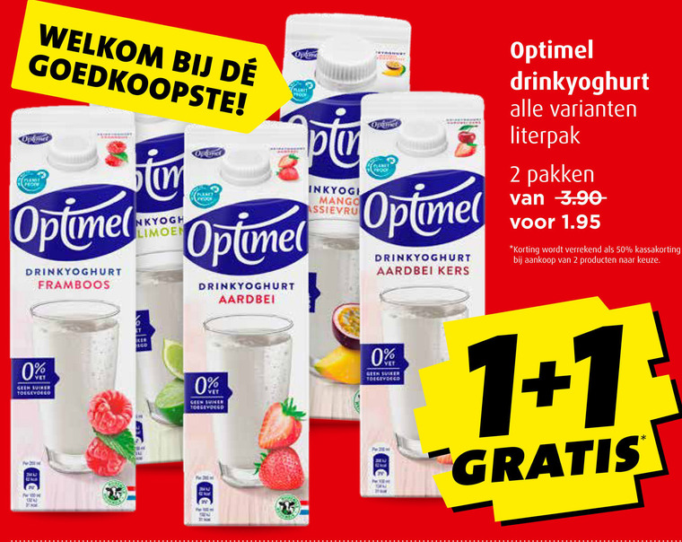 Optimel Drinkyoghurt Folder Aanbieding Bij Boni Details