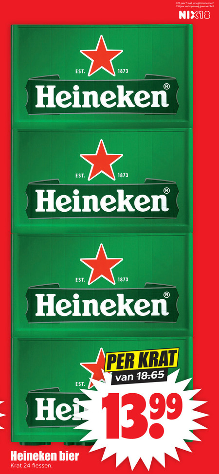 Heineken Krat Bier Folder Aanbieding Bij Dirk Details