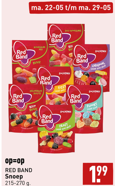 Red Band Snoepmix 270 Gram