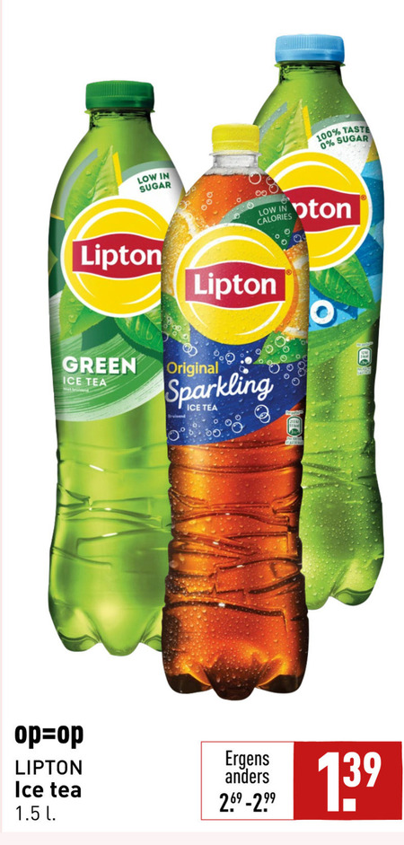 Lipton   ice tea folder aanbieding bij  Aldi - details