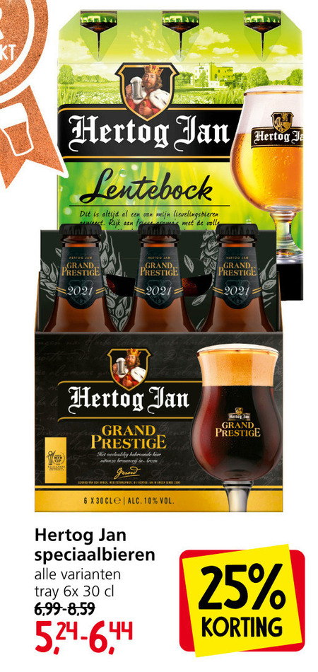 Hertog Jan   speciaalbier folder aanbieding bij  Jan Linders - details