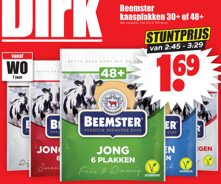 Beemster   kaasplakken folder aanbieding bij  Dirk - details