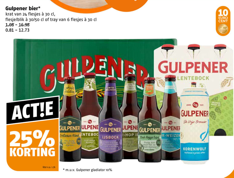 Gulpener   speciaalbier, krat bier folder aanbieding bij  Poiesz - details