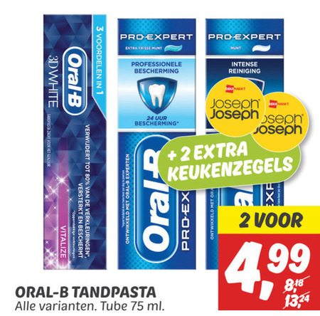 Oral-B Tandpasta Folder Aanbieding Bij Dekamarkt - Details