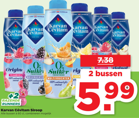 Karvan Cevitam Limonadesiroop Folder Aanbieding Bij Plus Details