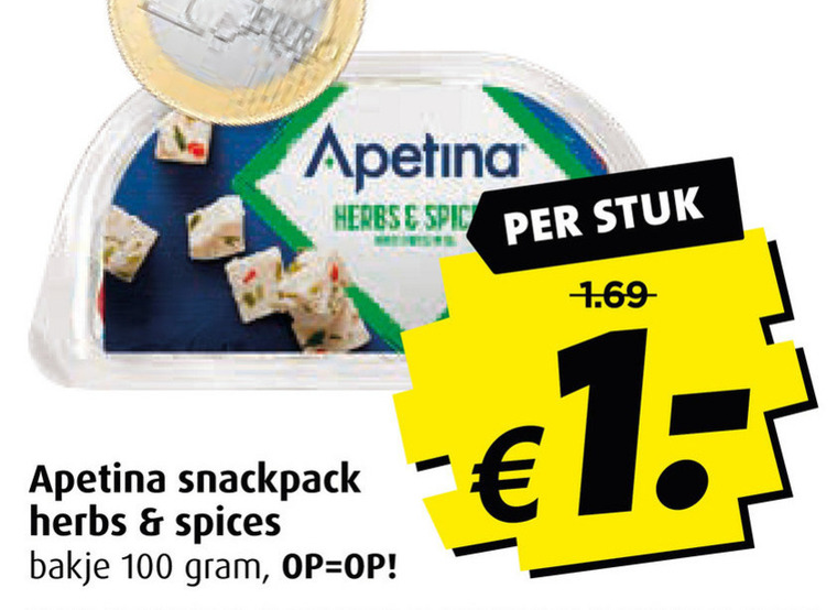 Apetina   feta folder aanbieding bij  Boni - details