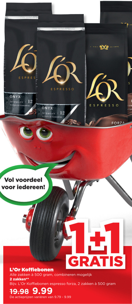 Douwe Egberts L Or   koffiebonen folder aanbieding bij  Plus Vandaag - details