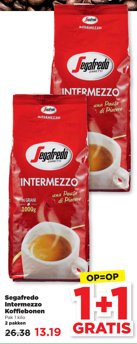 Segafredo   koffiebonen folder aanbieding bij  Plus Vandaag - details