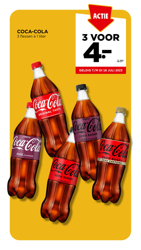 Coca-Cola   cola folder aanbieding bij  Jumbo - details