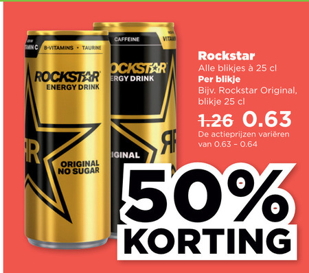 Rockstar Energiedrank Folder Aanbieding Bij Plus Details