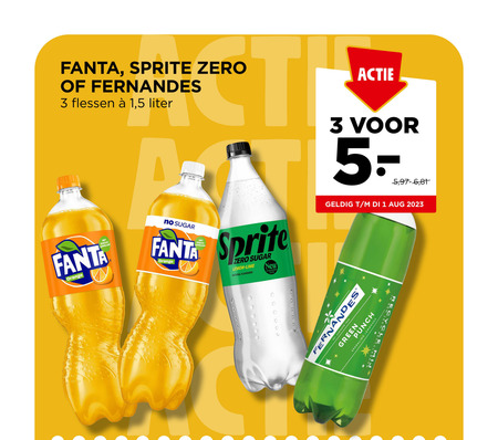 Fernandes   frisdrank folder aanbieding bij  Jumbo - details