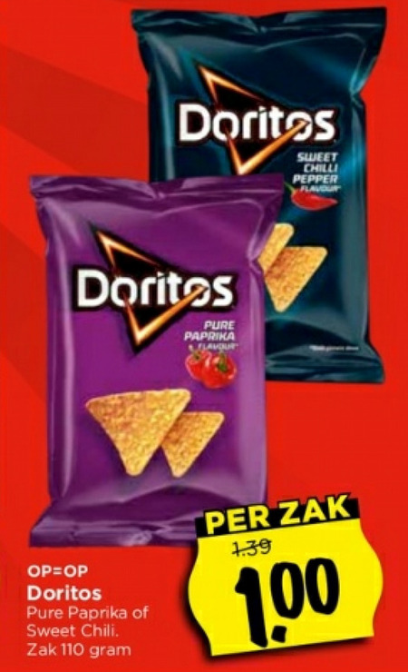 Doritos   chips folder aanbieding bij  Vomar - details