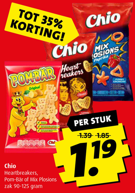 Chio   zoutje folder aanbieding bij  Boni - details