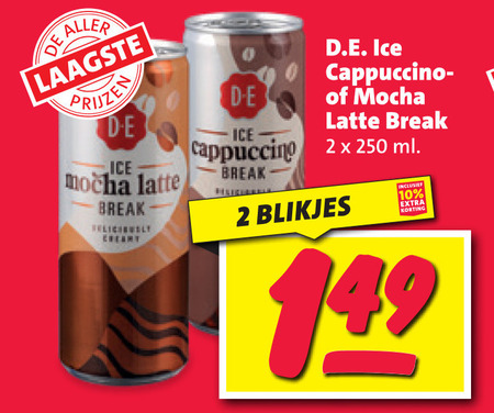 Douwe Egberts   ijskoffie folder aanbieding bij  Nettorama - details