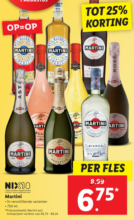 Martini Prosecco Folder Aanbieding Bij Lidl Details