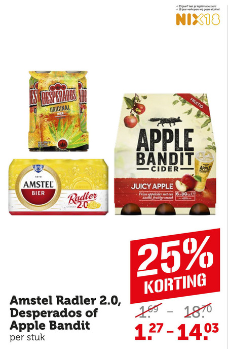 Apple bandit   appelcider, radler bier folder aanbieding bij  Coop - details