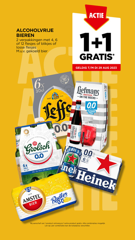 Heineken Alcoholvrij Bier, Blikje Bier Folder Aanbieding Bij Jumbo ...