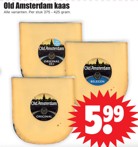 Old Amsterdam   kaas folder aanbieding bij  Dirk - details