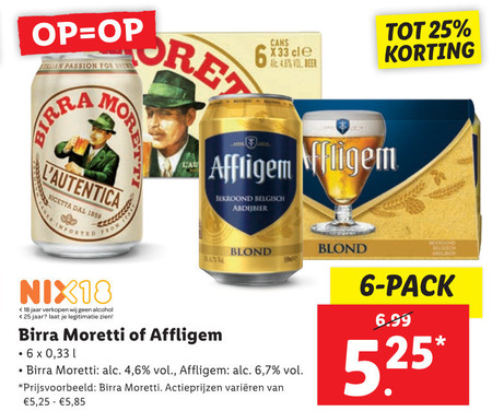 Affligem Blikje Bier Speciaalbier Folder Aanbieding Bij Lidl Details