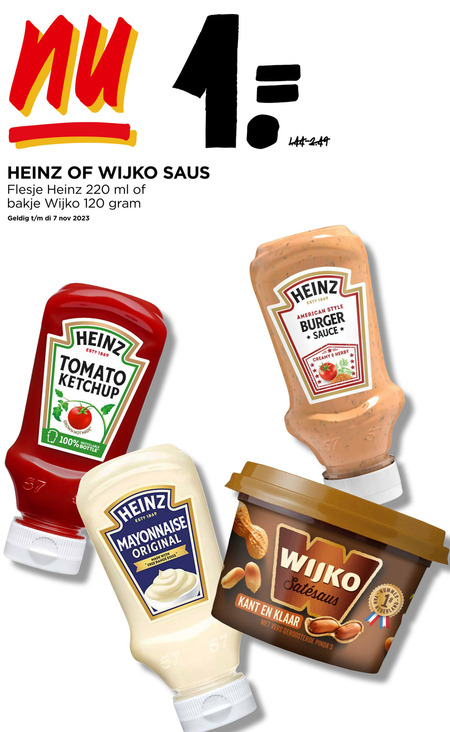 Wijko Satesaus Tomatenketchup Folder Aanbieding Bij Jumbo Details