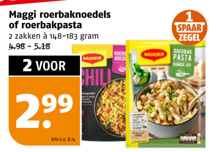 Maggi   noodles folder aanbieding bij  Poiesz - details