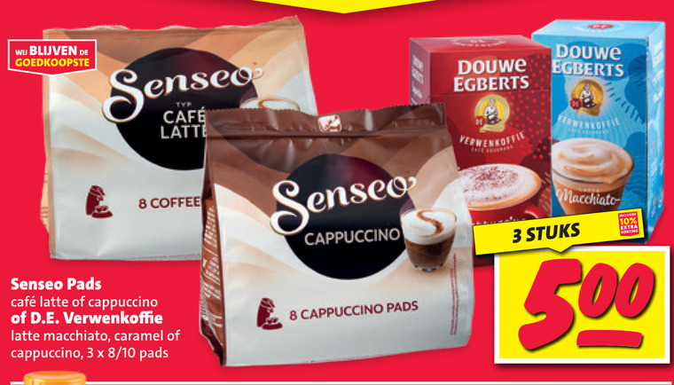 Douwe Egberts Senseo Oploskoffie Koffiepad Folder Aanbieding Bij