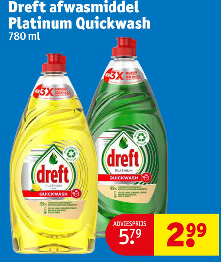 Dreft   afwasmiddel folder aanbieding bij  Kruidvat - details