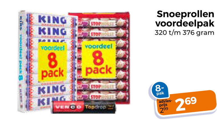 Red Band   snoep folder aanbieding bij  Trekpleister - details