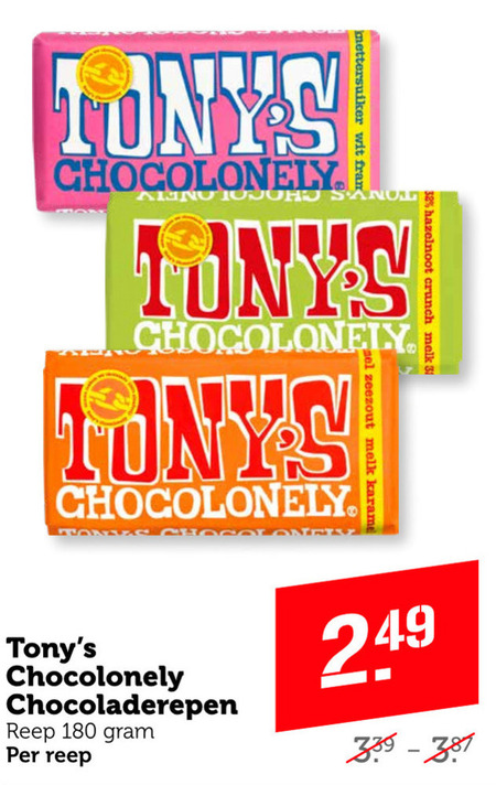 Tony Chocolony   chocolade folder aanbieding bij  Coop - details