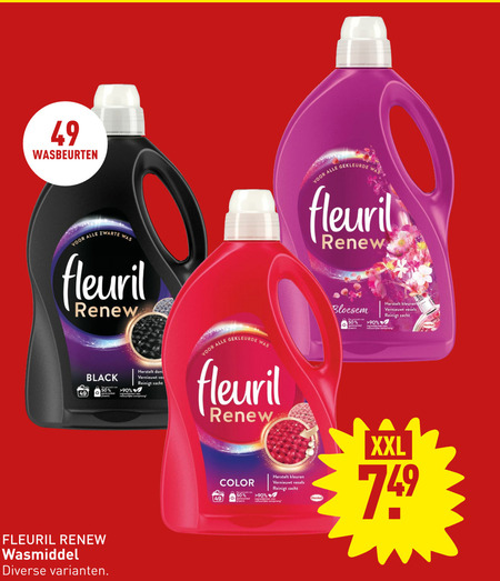 Fleuril   wasmiddel folder aanbieding bij  Aldi - details