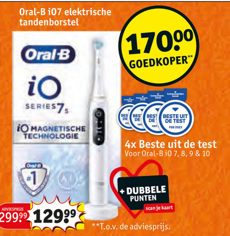 Braun Oral-B   electrische tandenborstel folder aanbieding bij  Kruidvat - details