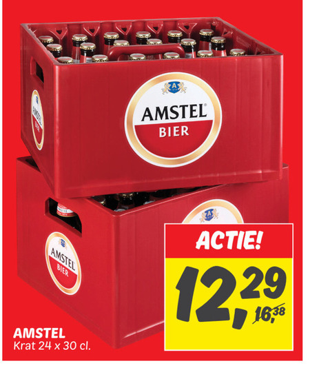 Amstel krat bier folder aanbieding bij Dekamarkt - details